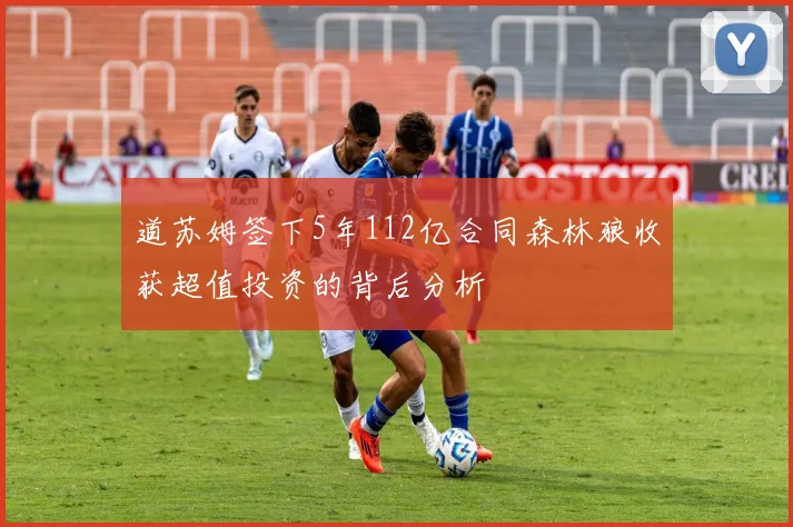 道苏姆签下5年112亿合同森林狼收获超值投资的背后分析